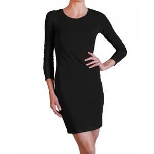 NEW REVIR coda dress in black